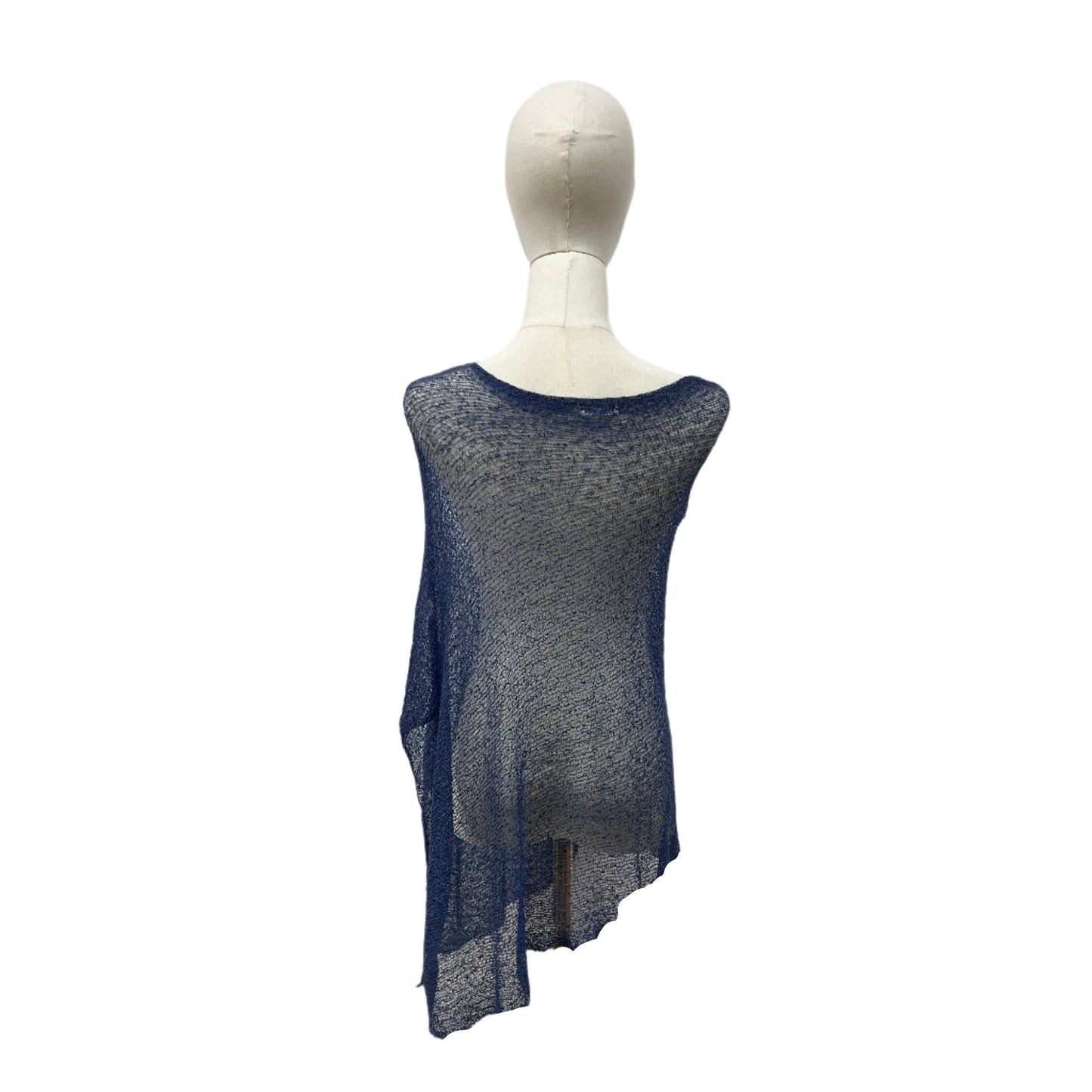 SHORT PONCHO-DENIM BLUE-25-AFC5