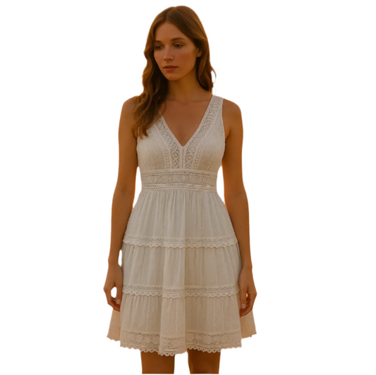 VESTIDO / REF: 5003-BLANCO