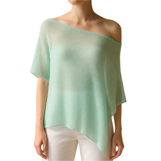 SHORT PONCHO-MINT-22-AFC5