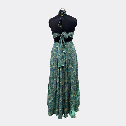 VESTIDO LARGO / P1-1842-PU-GOLD