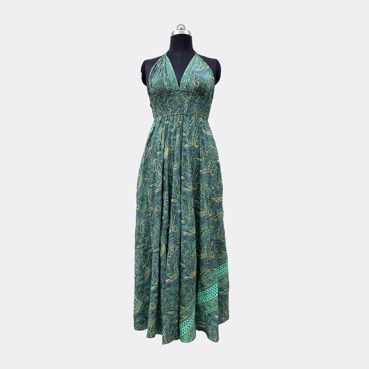 VESTIDO LARGO / P1-1842-PU-GOLD