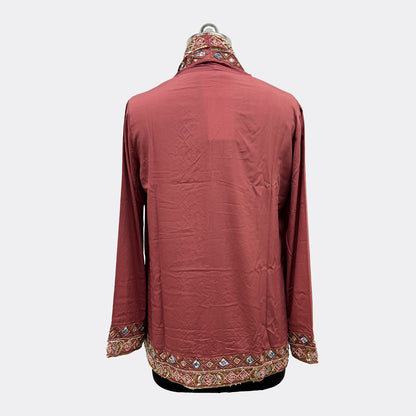 KIMONO / REF: 999FKP BRICK RED