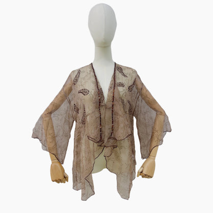 KIMONO / FKP19012J-DUSTY ROSE