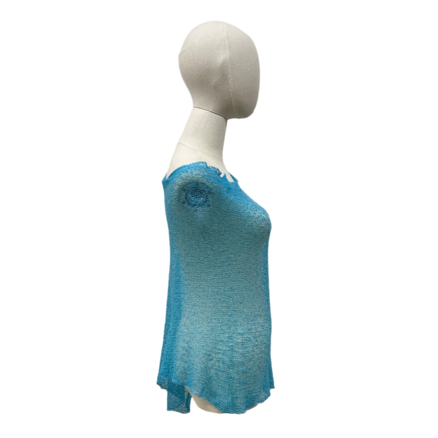 SHORT PONCHO-TURQUOISE-218-AFC5