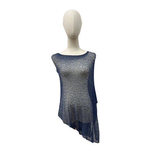 SHORT PONCHO-DENIM BLUE-25-AFC5